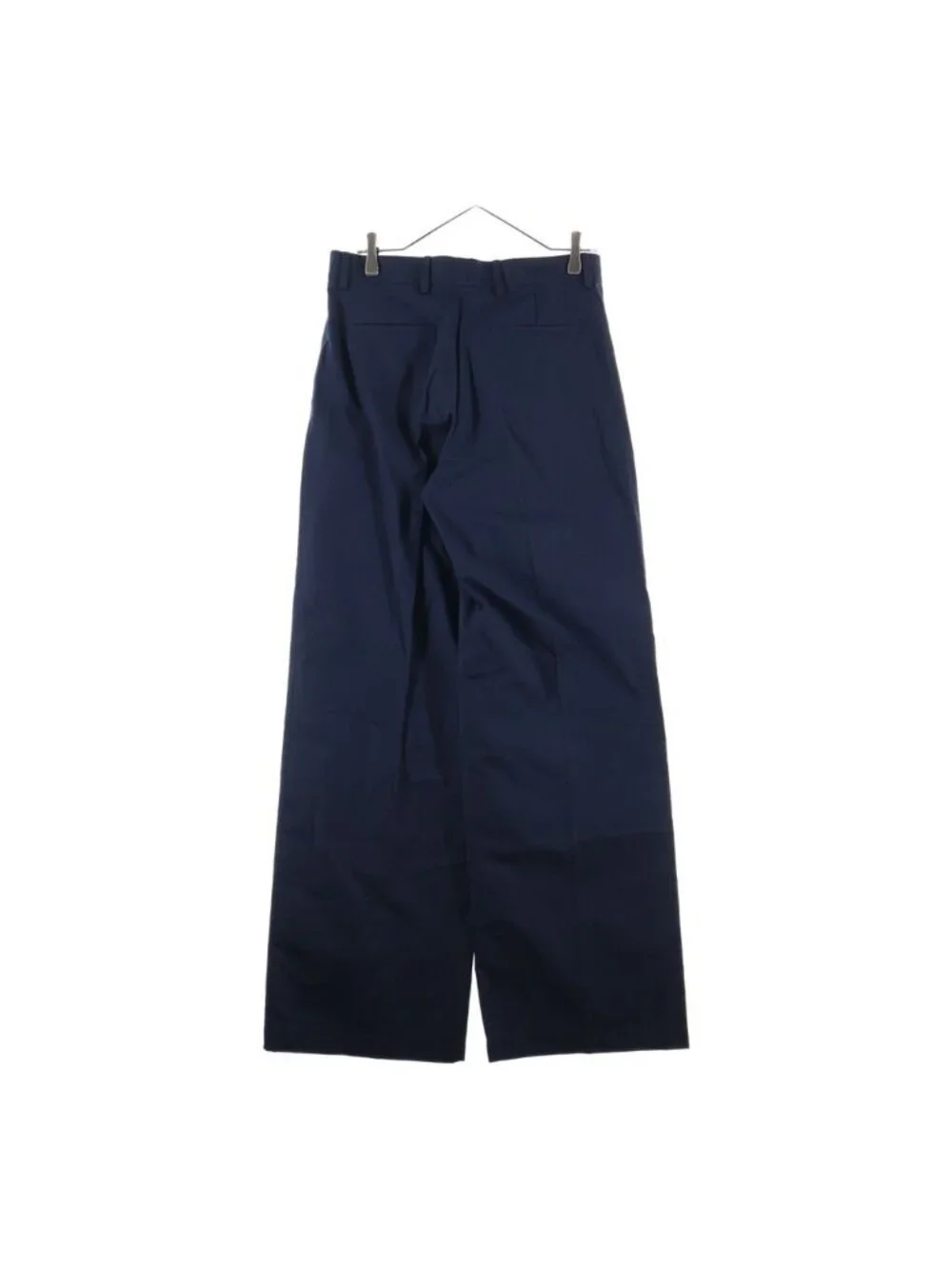 Gucci Logo Embroidery Straight Pants Navy